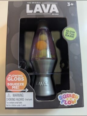 LAVA Schylling Glow-in-the-Dark Purple Yellow And Orange - LAVA Brand